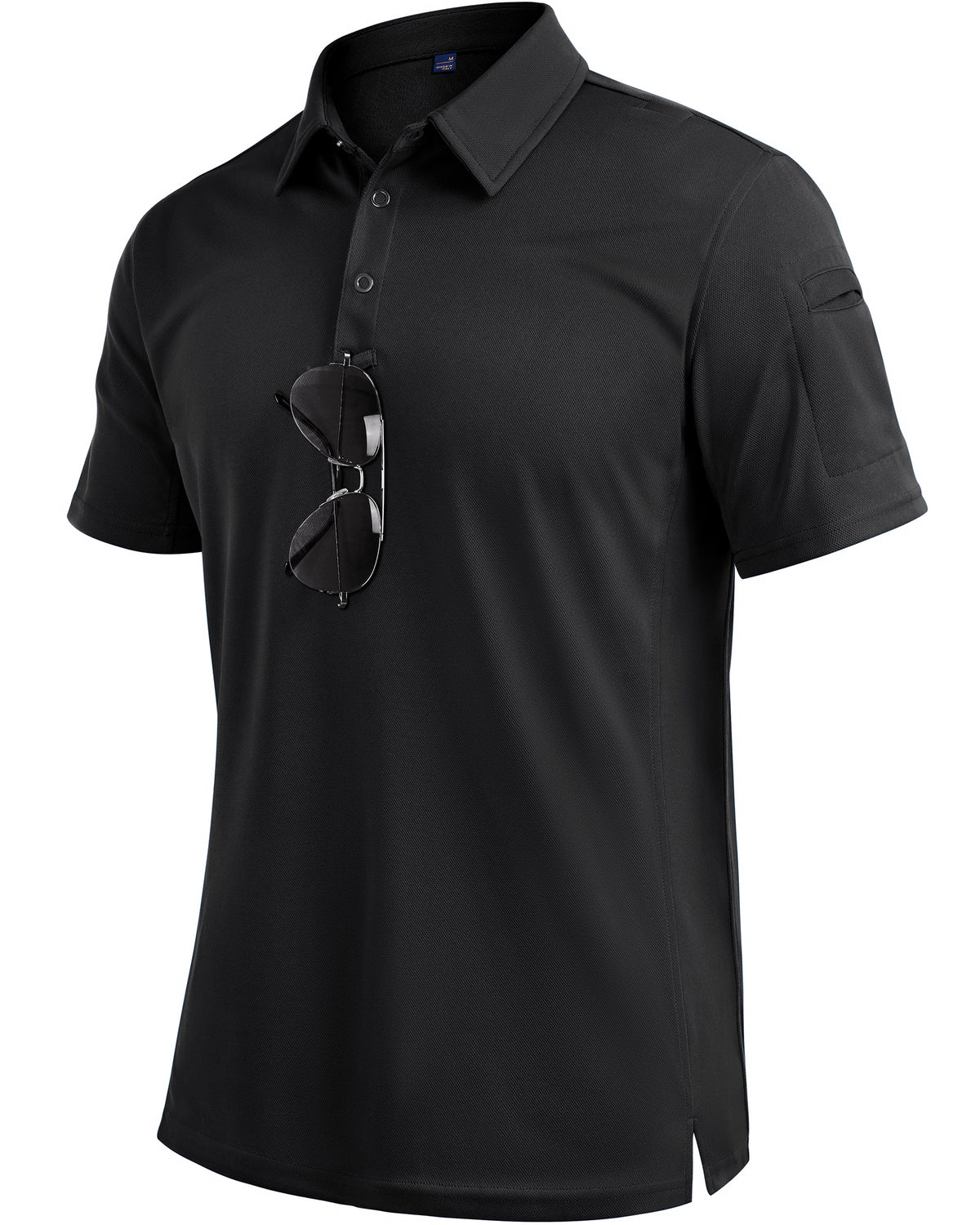 Mens Polo Shirt Short Sleeve Tactical Dry Fit Golf Shirts