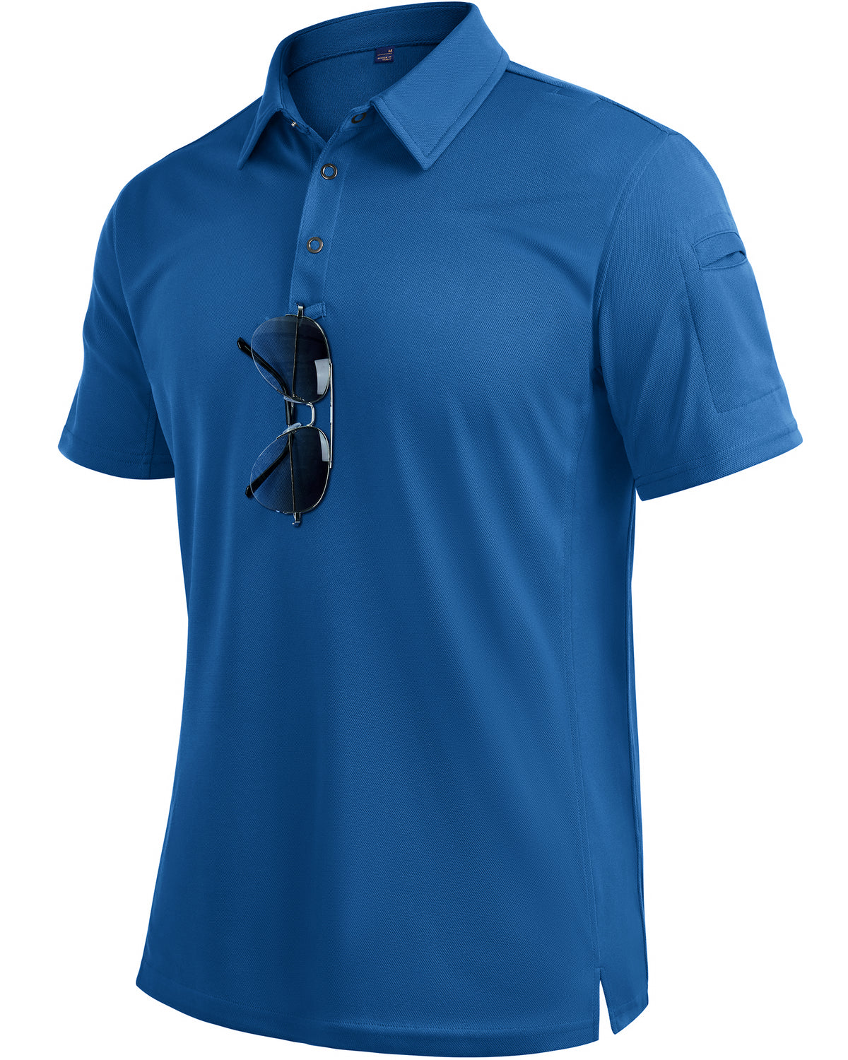 Mens Polo Shirt Short Sleeve Tactical Dry Fit Golf Shirts