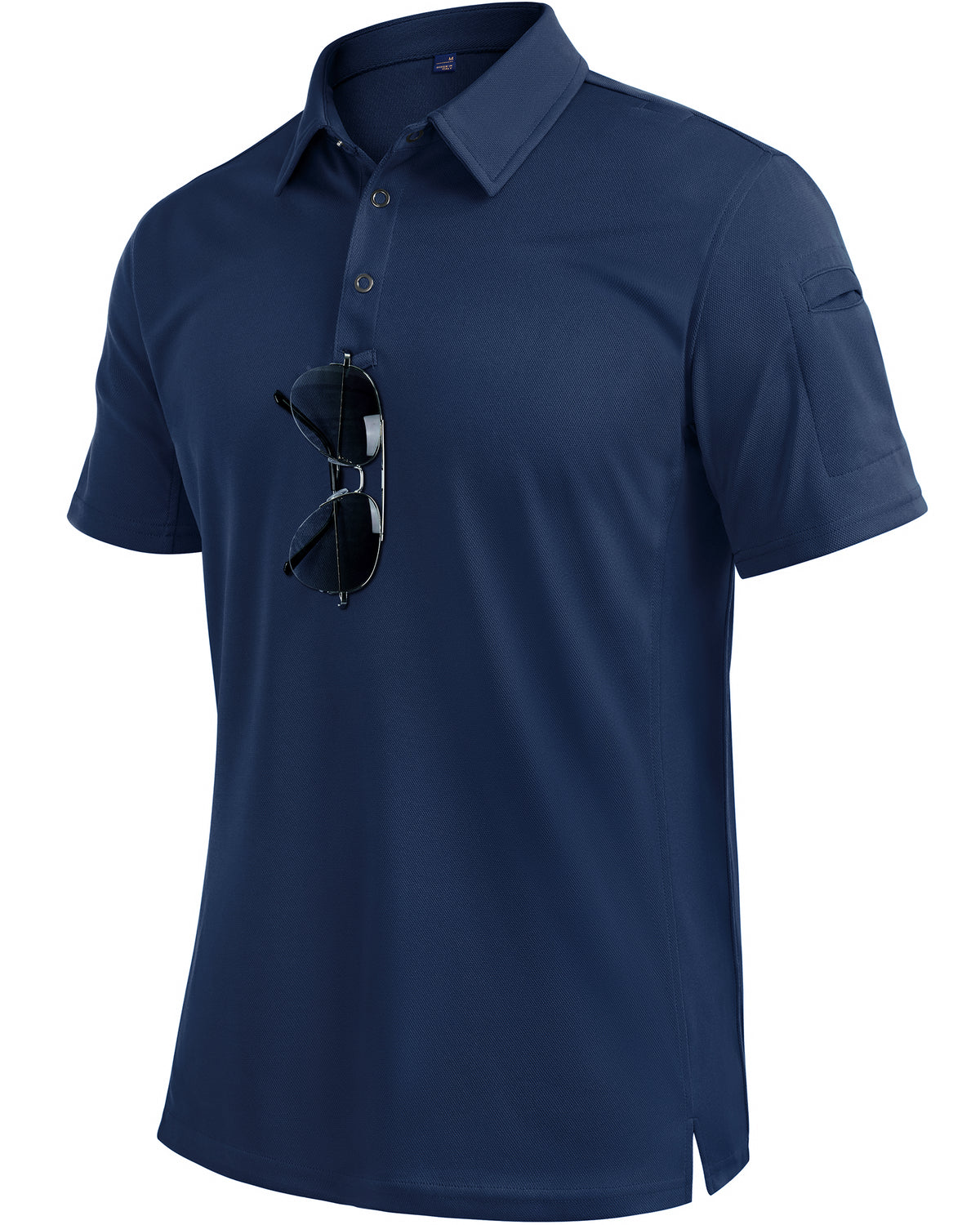 Mens Polo Shirt Short Sleeve Tactical Dry Fit Golf Shirts