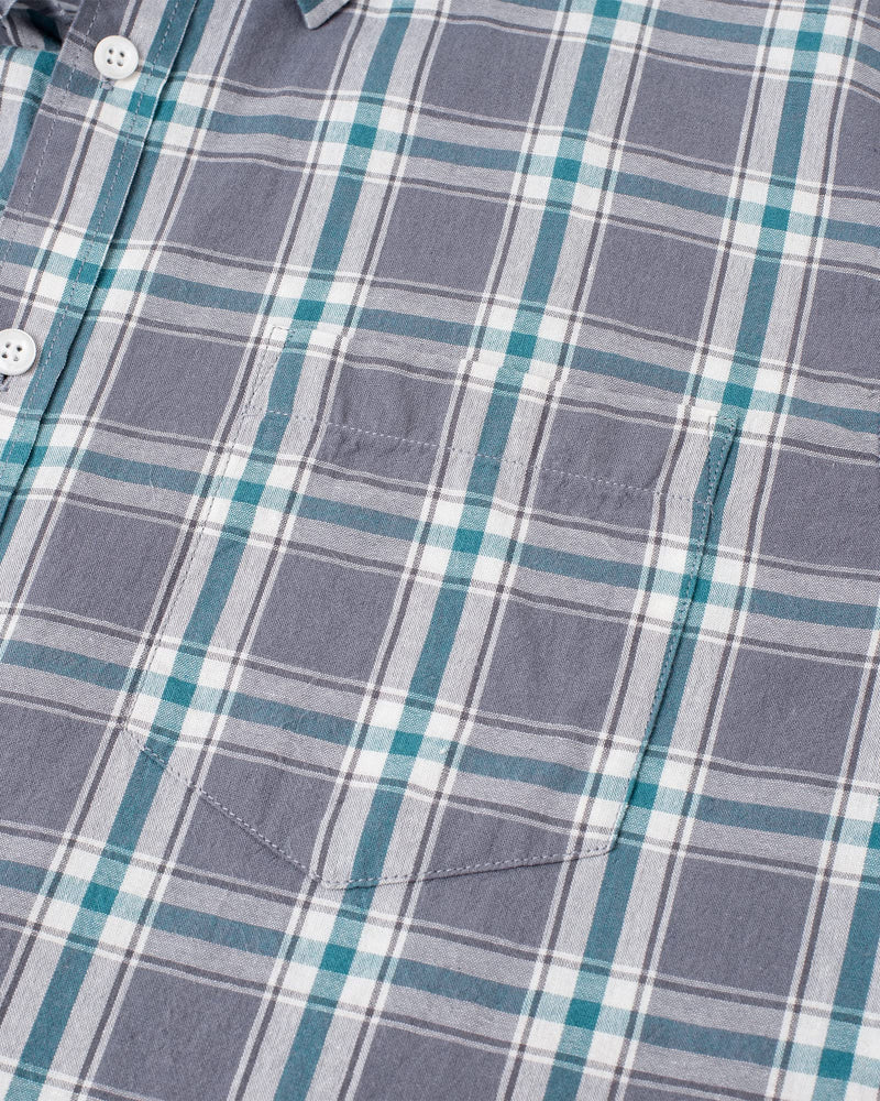 Alimens Men's Plaid Button Down Shirts Cotton Long Sleeve Dress Shirts Regular Fit Gingham Shirts